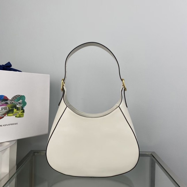 Prada Leather shoulder bag 1BC179 white