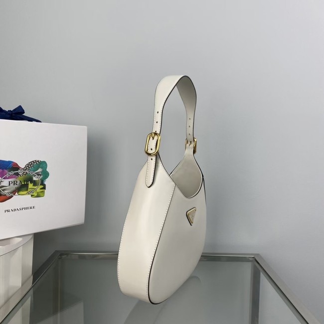 Prada Leather shoulder bag 1BC179 white