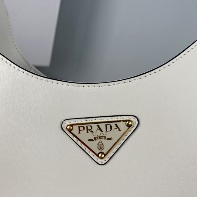 Prada Leather shoulder bag 1BC179 white