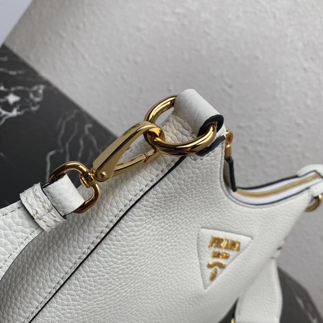 Prada Leather shoulder bag 1BH193 white