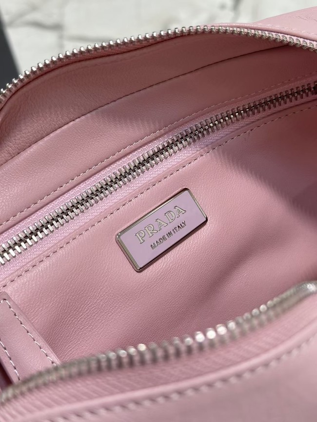 Prada Antique nappa leather multi-pocket top-handle bag 1BB099 pink