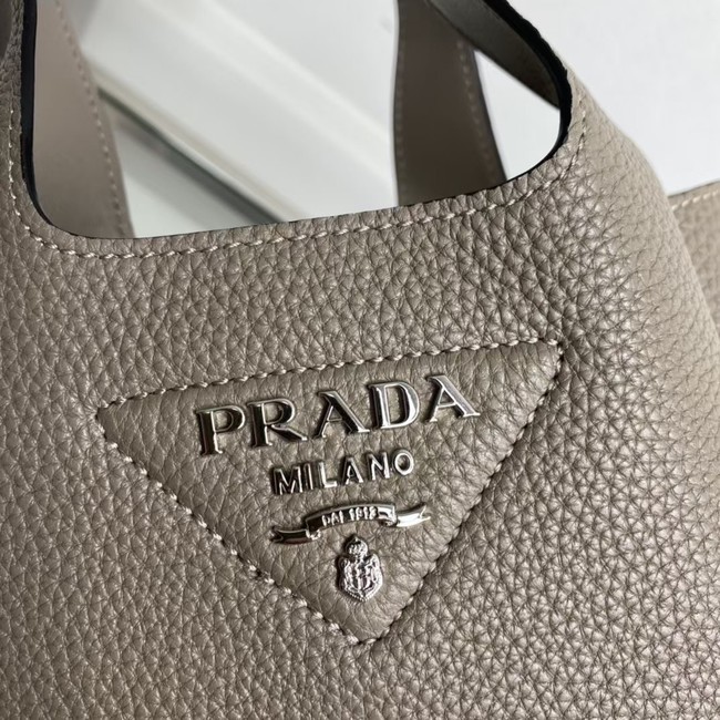 Prada Leather handbag 1BA349 dark gray