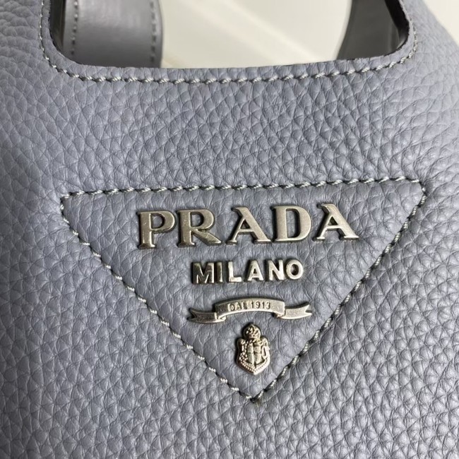 Prada Leather handbag 1BA349 iron gray