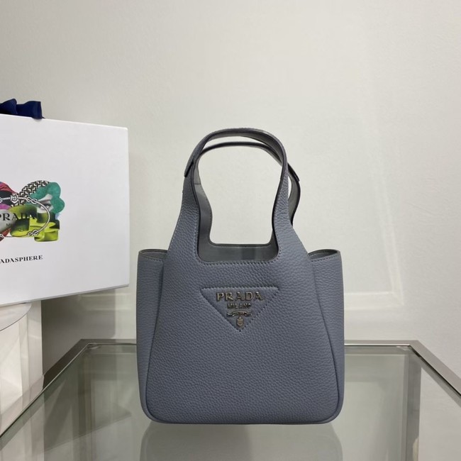 Prada Leather handbag 1BA349 iron gray