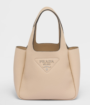 Prada Leather handbag 1BA349 sand