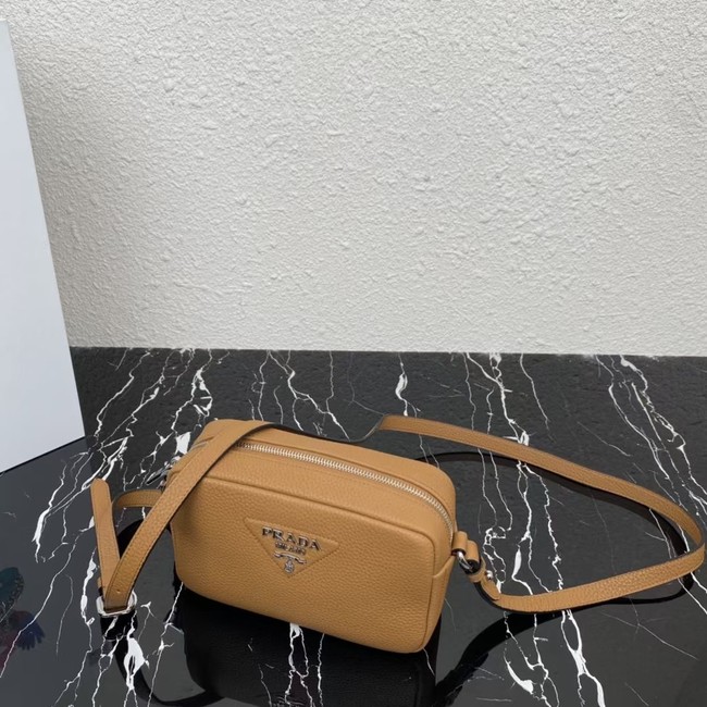 Prada Leather shoulder bag 1BH192 Caramel