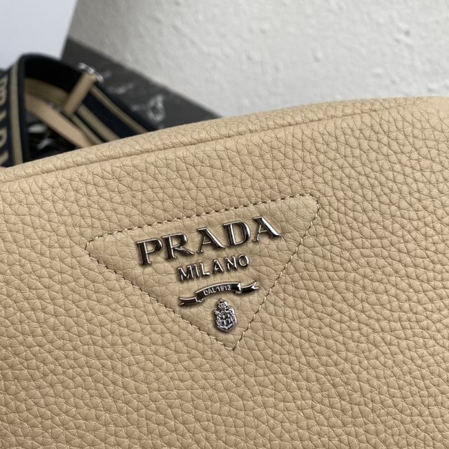 Prada Leather shoulder bag 1BH192 Sand Beige