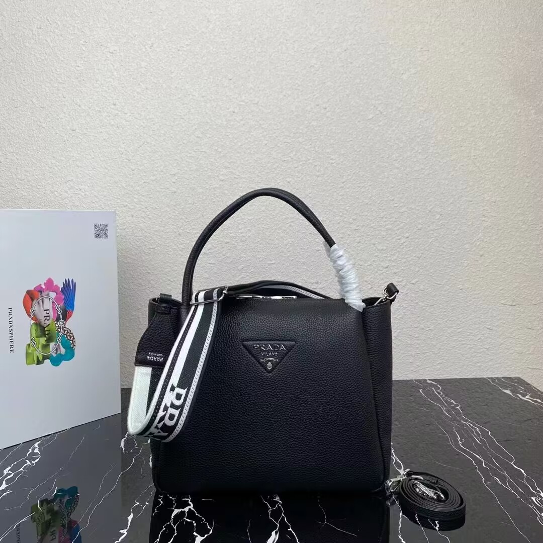 Prada Leather shoulder bag 1NC175 black
