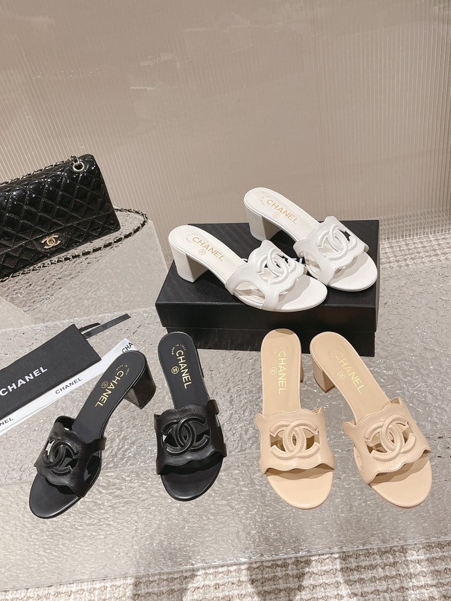 Chanel Womens slipper heel height 3.5CM 93399-1