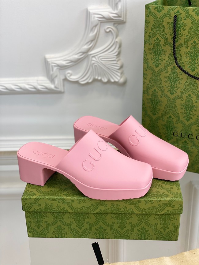 Gucci Womensleather slipper heel height 5.5CM 93401-1