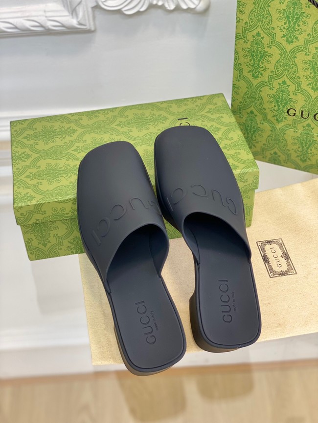 Gucci Womensleather slipper heel height 5.5CM 93401-4