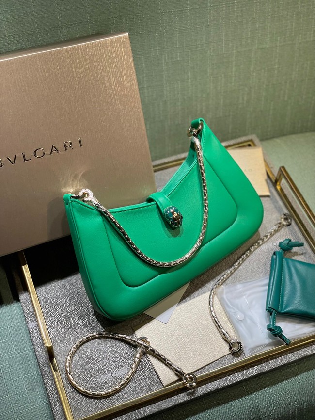 Bvlgari Serpenti Forever leather crossbody bag B282935 green