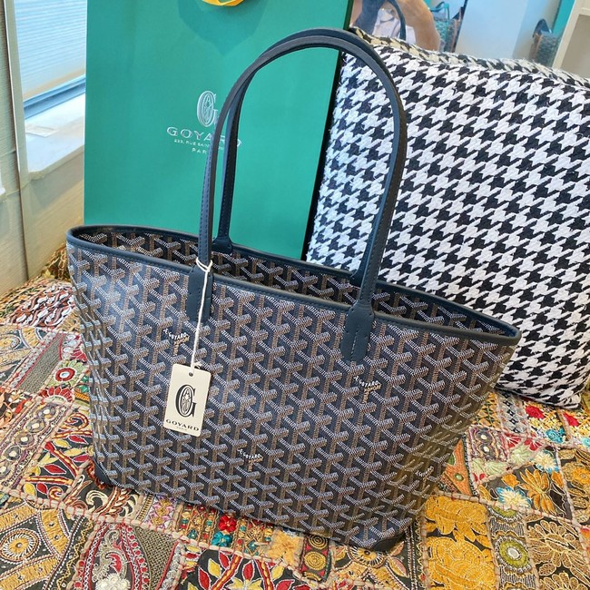 Goyard Calfskin Leather Tote Bag 20217 black