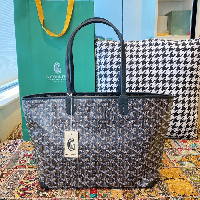 Goyard Calfskin Leather Tote Bag 20217 black