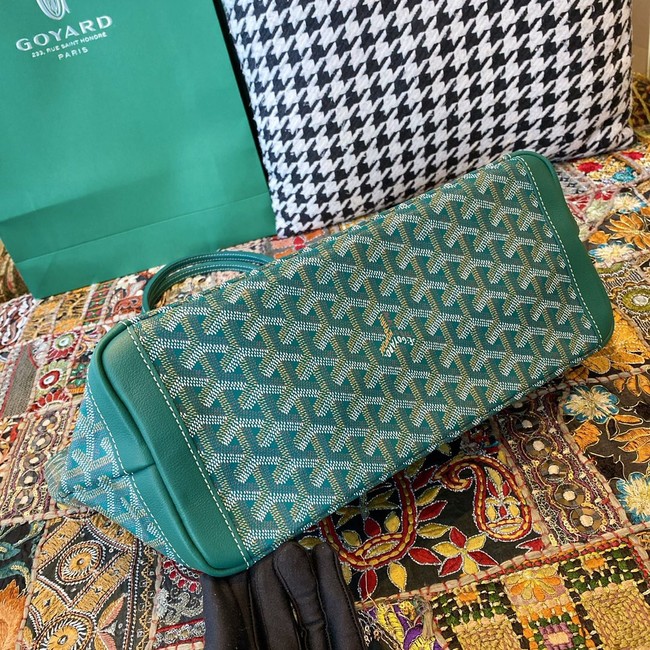 Goyard Calfskin Leather Tote Bag 20217 green