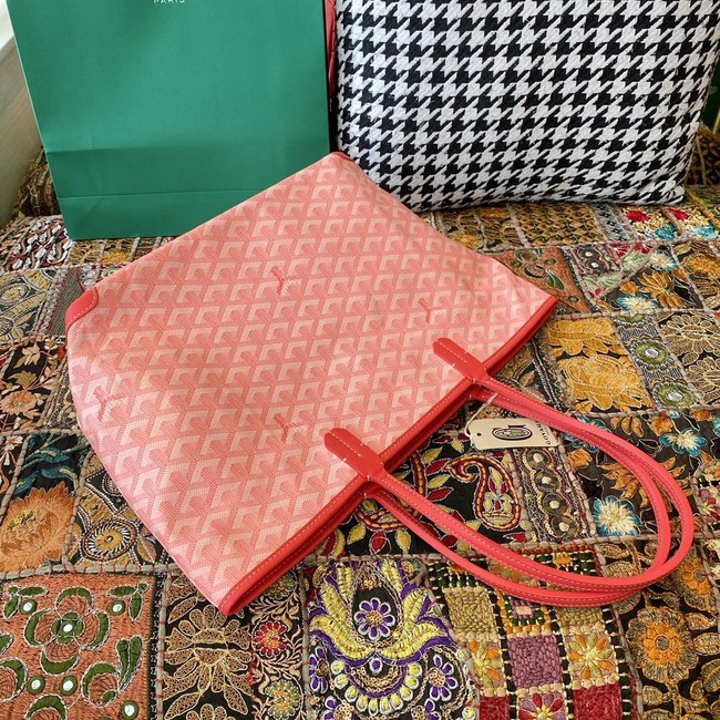 Goyard Calfskin Leather Tote Bag 20217 pink