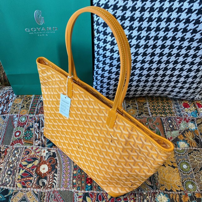 Goyard Calfskin Leather Tote Bag 20217 yellow