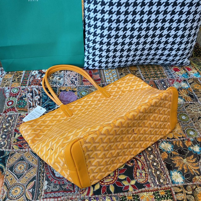 Goyard Calfskin Leather Tote Bag 20217 yellow