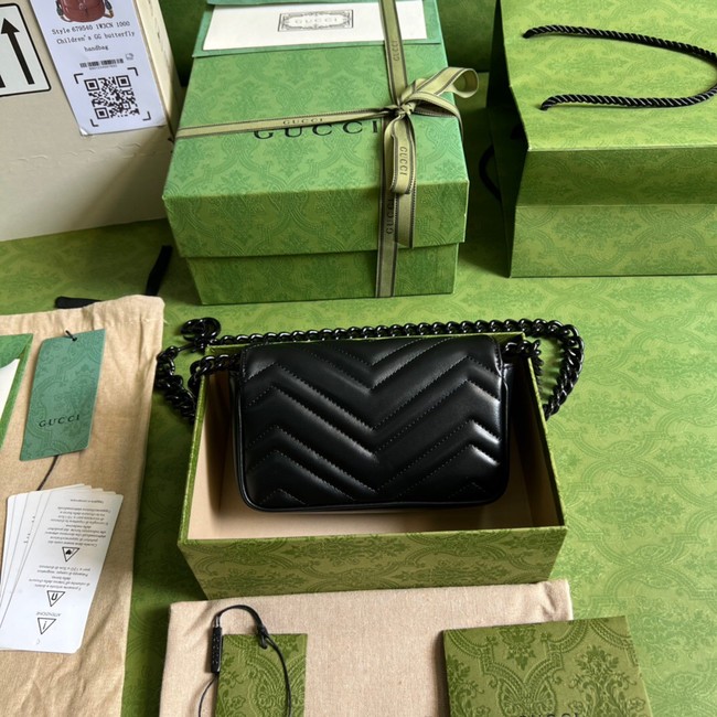 Gucci GG Marmont belt bag 699757 black