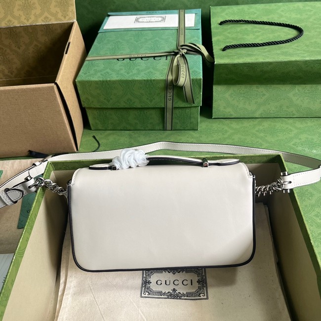 Gucci PETITE GG MINI SHOULDER BAG 739722 white