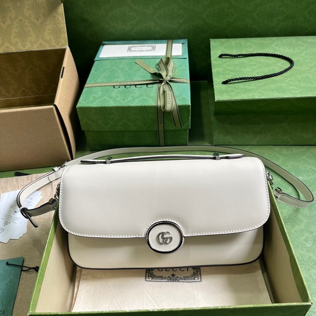 Gucci PETITE GG SMALL SHOULDER BAG 739721 white