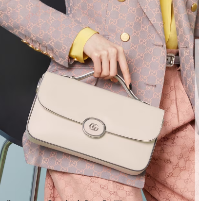 Gucci PETITE GG SMALL SHOULDER BAG 739721 white