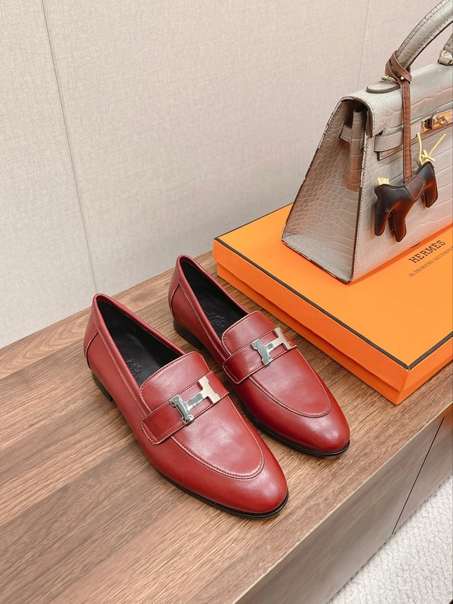 Hermes leather Shoes 93412-2