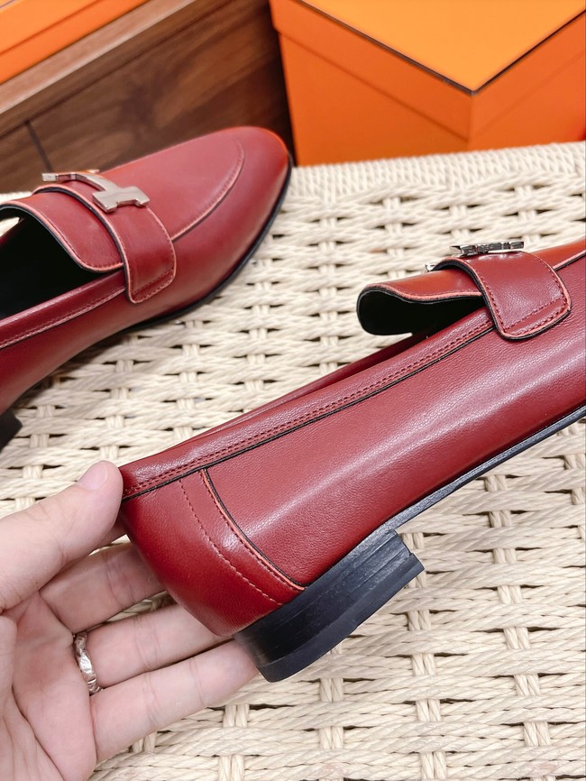 Hermes leather Shoes 93412-2