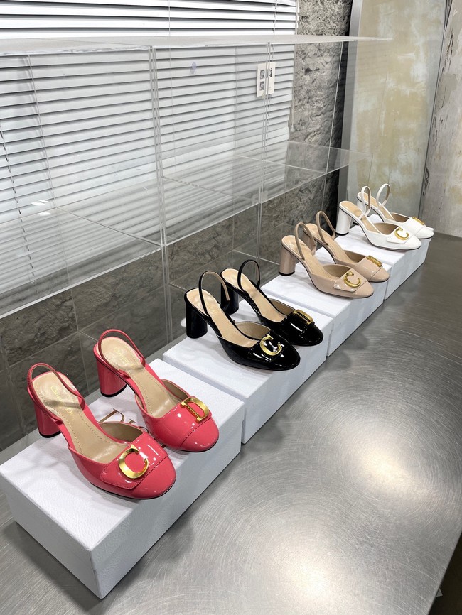 DIOR SLINGBACK PUMP Patent Calfskin 93425-1