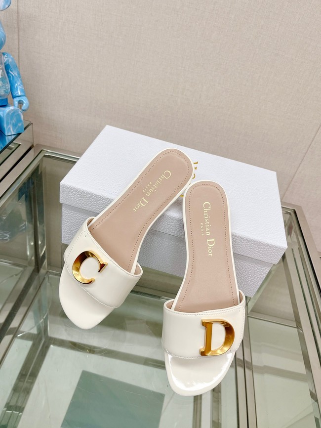 CEST DIOR SLIDE Patent Calfskin 93448-9