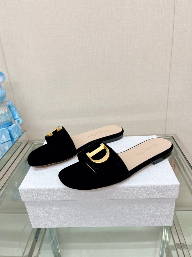 CEST DIOR HEELED SLIDE Velvet 93448-2