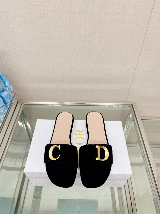 CEST DIOR HEELED SLIDE Velvet 93448-2