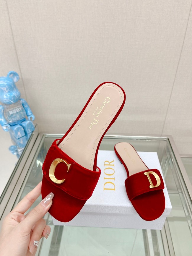 CEST DIOR HEELED SLIDE Velvet 93448-4