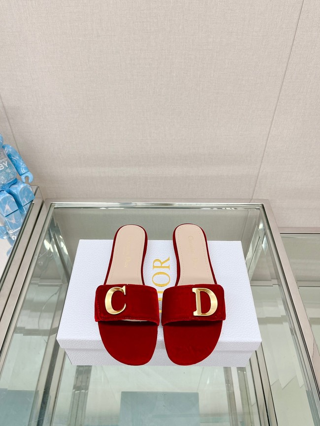 CEST DIOR HEELED SLIDE Velvet 93448-4