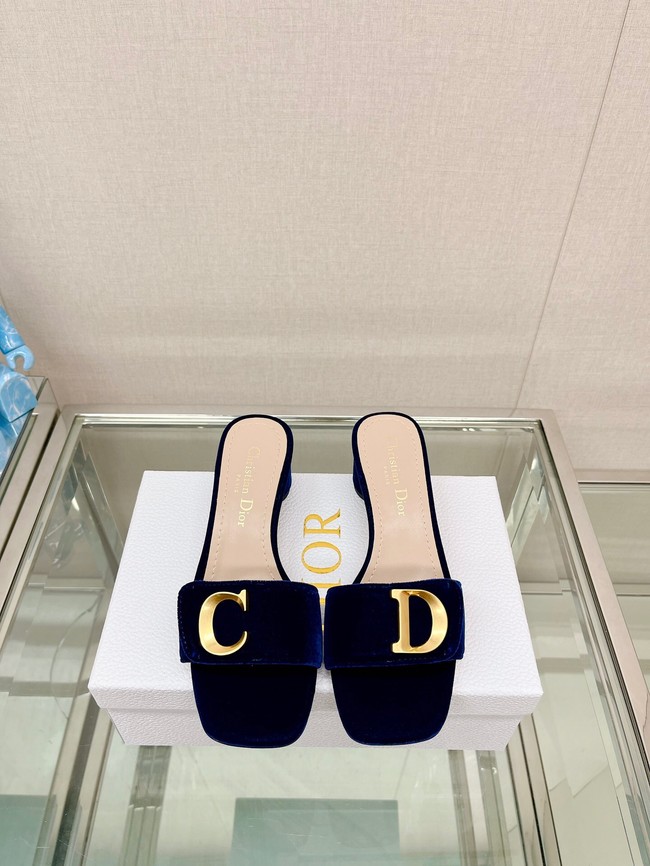 CEST DIOR HEELED SLIDE Velvet 93449-1