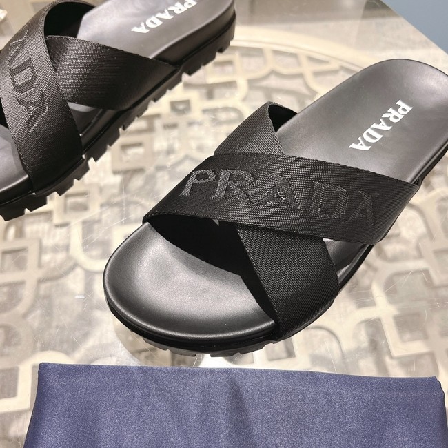 Prada leather slides 93443-1