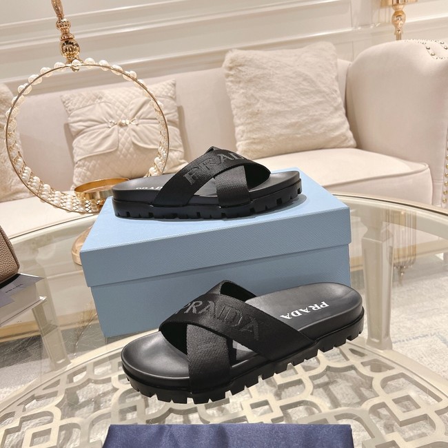 Prada leather slides 93443-1