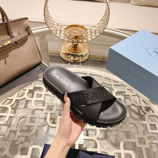 Prada leather slides 93443-1