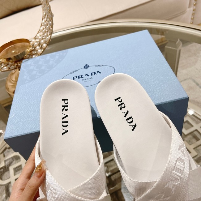 Prada leather slides 93443-2