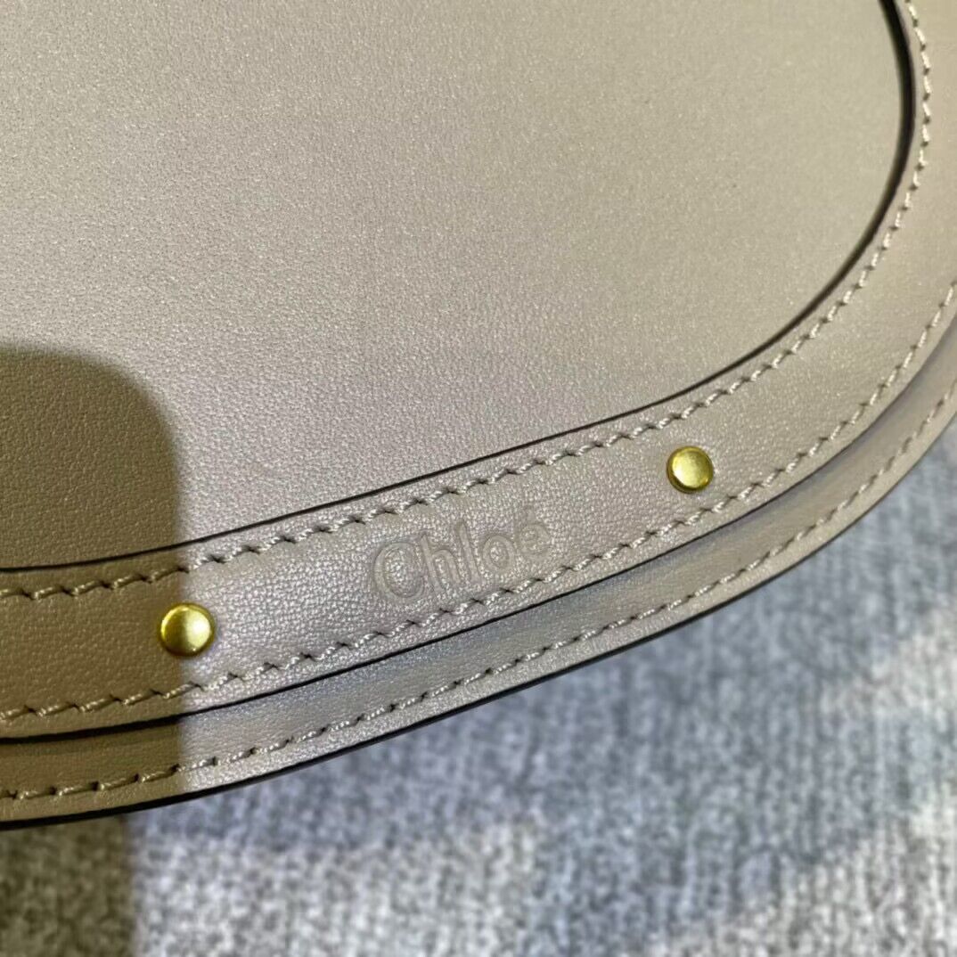 Chloe Nile Bracelet Minaudiere Original Leather 6011 Gray