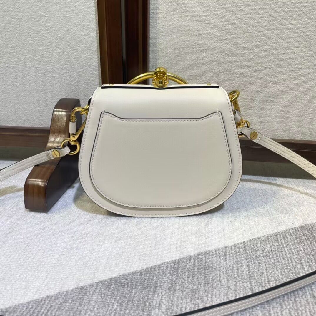 Chloe Nile Bracelet Minaudiere Original Leather 6011 White