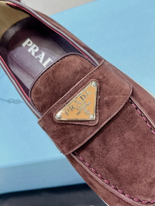 Prada Suede leather loafers 93459-3