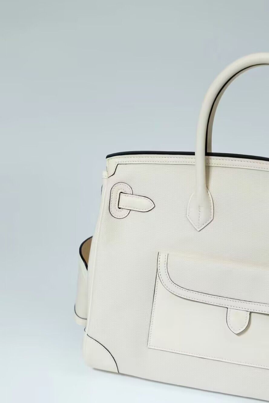 Hermes Original Leather Bag H6321 White