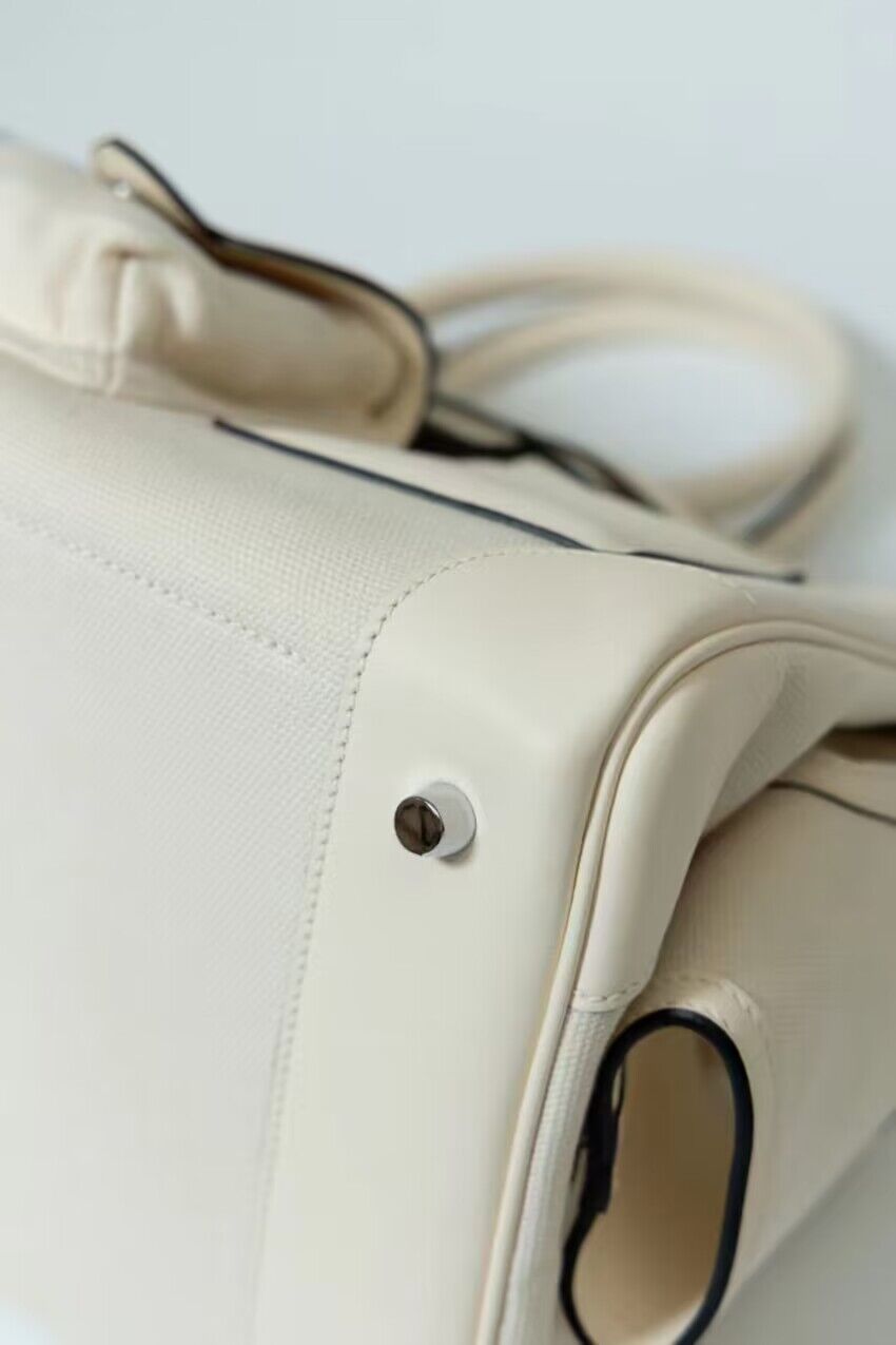 Hermes Original Leather Bag H6321 White