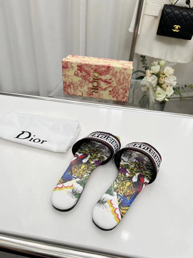 Dior DWAY SLIDE Embroidered Cotton 93499-1