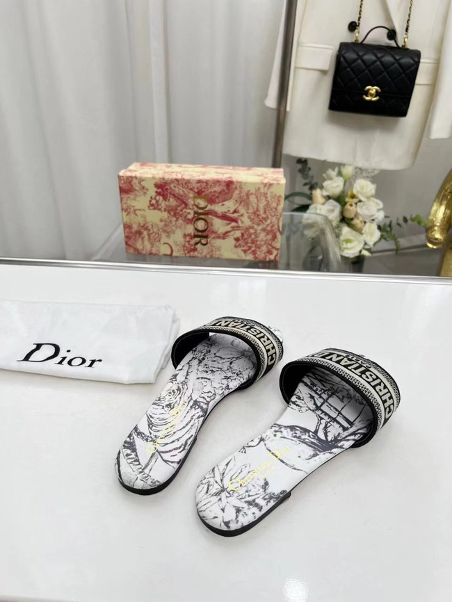 Dior DWAY SLIDE Embroidered Cotton 93499-3