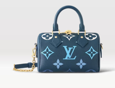 Louis Vuitton Speedy Bandouliere 20 M46517 Blue