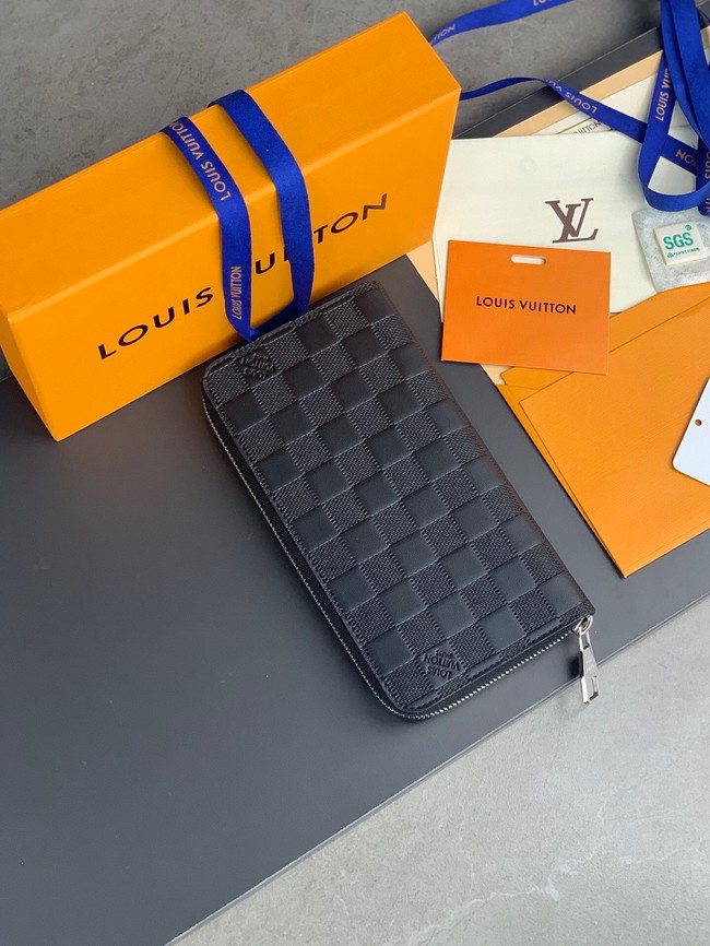 Louis Vuitton Calf leather ZIPPY WALLET N60015