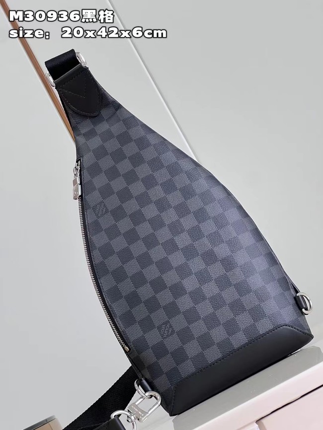 Louis Vuitton Duo Slingbag Damier Graphite canvas M30936 Black