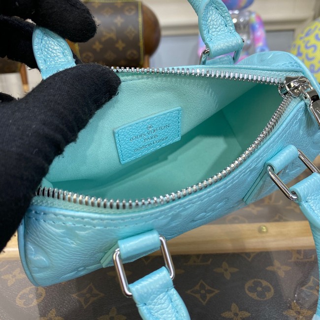 Louis Vuitton Nano Speedy M82342 Pearly Lagoon Turquoise